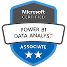 Microsoft Certified Data Analyst logo